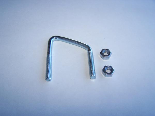  U-Bolt for 1.25-1.33 T-Post With Nuts