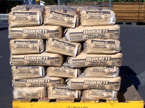Cement, Fence Post Mix, 50 Lb Bags