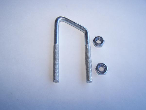  U-Bolt 'Standard' for Steel Grapestake With Nuts