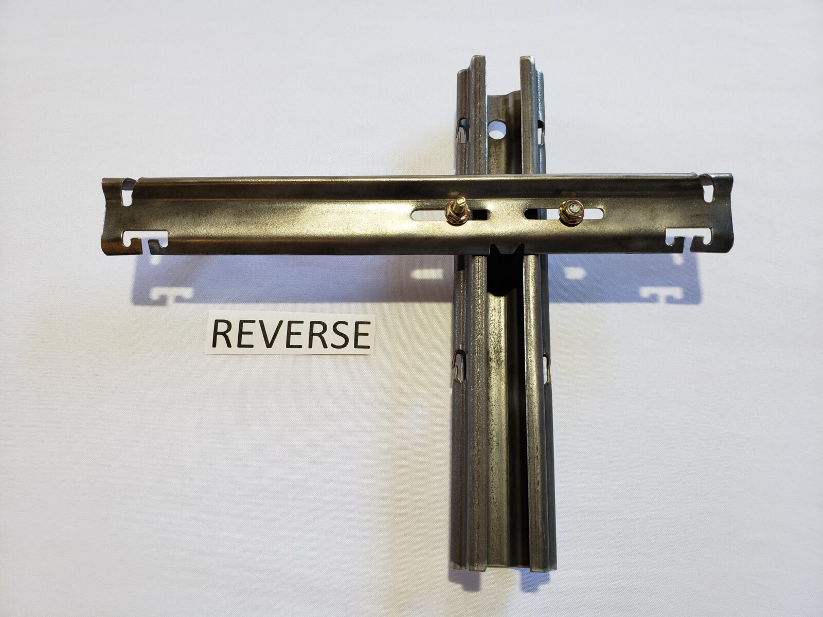 Titan T130 Plain Steel Line Post With Reverse Offset L-Style Crossarm