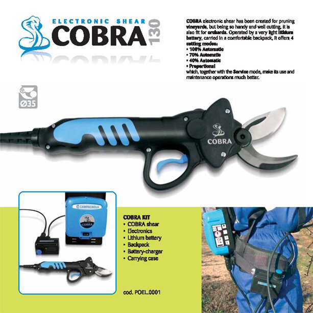 Campagnola Electronic Shear, Cobra 130